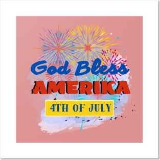 4th of July Posters and Art